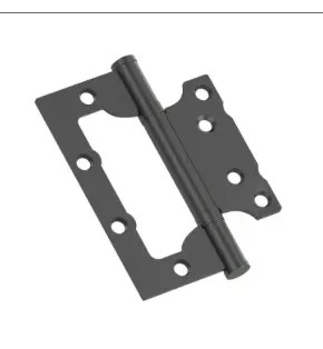 Петля без врезки стальная HFS-1-2B 100*75*2,5 SGraphite