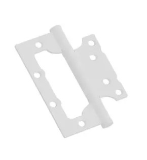 Петля без врезки стальная HFS-1-2B 100*75*2,5 SWhite