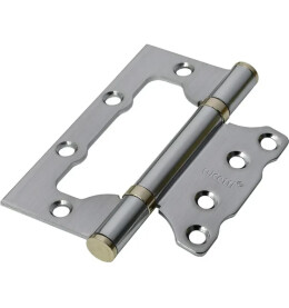 Петля без врезки стальная Rucetti 100*75*2,5 SC МатХром (универс.)