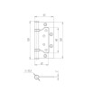 tumb 1 - Петля универсальная без врезки IN4300W SN (300-2BB 100x2) мат. никель