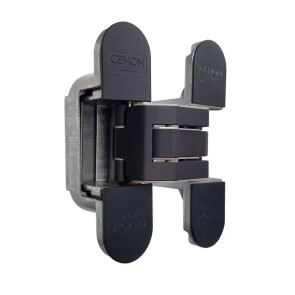 Петля скрытая СЕМОМ +заглушки (черный)