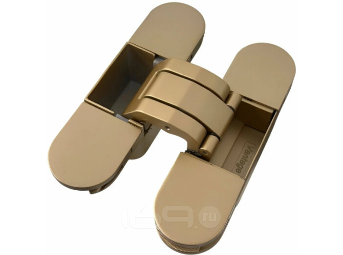 Петля скрытой установки B44-SG, сатин золото