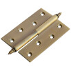 tumb 1 - Петля врезная латунная Morelli MB 100X70X3 AB L C -N античная бронза левая