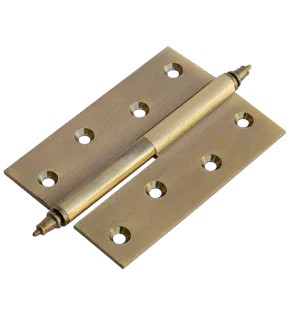 Петля врезная латунная Morelli MB 100X70X3 AB L C -N античная бронза левая