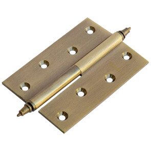 Петля врезная латунная Morelli MB 100X70X3 AB R C -N античная бронза правая