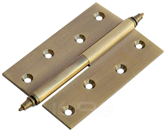 Петля врезная латунная Morelli MB 100X70X3 AB R C -N античная бронза правая