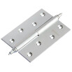 tumb 1 - Петля врезная латунная Morelli MB 100X70X3 SC L C матовый хром левая