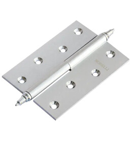 Петля врезная латунная Morelli MB 100X70X3 SC L C матовый хром левая