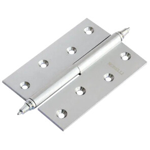 Петля врезная латунная Morelli MB 100X70X3 SC L C матовый хром левая