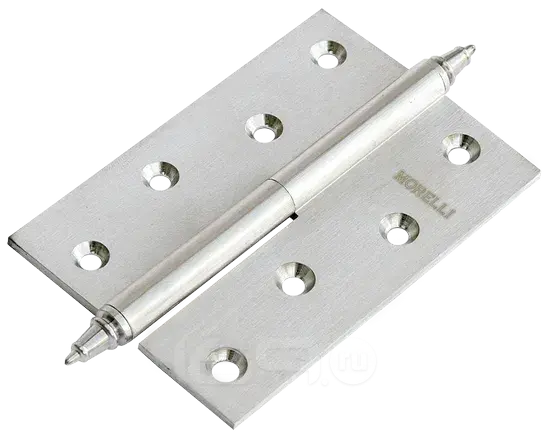 Петля врезная латунная Morelli MB 100X70X3 SN R C белый никель правая