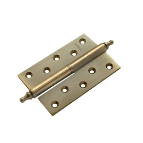 Петля врезная латунная Morelli MB 120X80X3.5 AB L C античная бронза левая