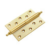 tumb 1 - Петля врезная латунная Morelli MB 120X80X3.5 SG L C матовое золото левая