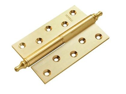 Петля врезная латунная Morelli MB 120X80X3.5 SG L C матовое золото левая