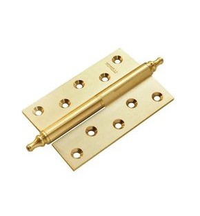 Петля врезная латунная Morelli MB 120X80X3.5 SG L C матовое золото правая