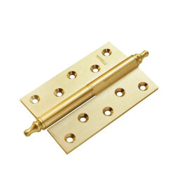 Петля врезная латунная Morelli MB 120X80X3.5 SG L C матовое золото правая