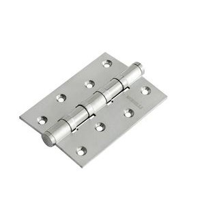 Петля врезная латунная Morelli MBU 100X70X3-4BB SN универсальная белый никель