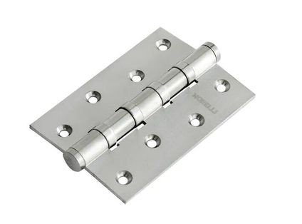 Петля врезная латунная Morelli MBU 100X70X3-4BB SN универсальная белый никель