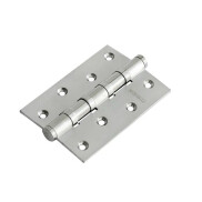 Петля врезная латунная Morelli MBU 100X70X3-4BB SN универсальная белый никель