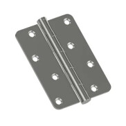 Петля врезная стальная HMS-2-4B 100*70*2,5 Uni Chrome