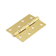 Петля врезная стальная Morelli MS 100X70X2.5-4BB MSG универсальная матовое сатинированное золото