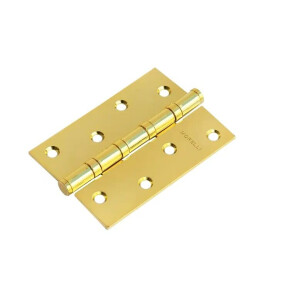 Петля врезная стальная Morelli MS 100X70X2.5-4BB PG универсальная золото