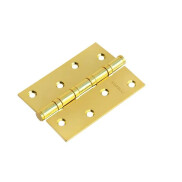 Петля врезная стальная Morelli MS 100X70X2.5-4BB PG универсальная золото