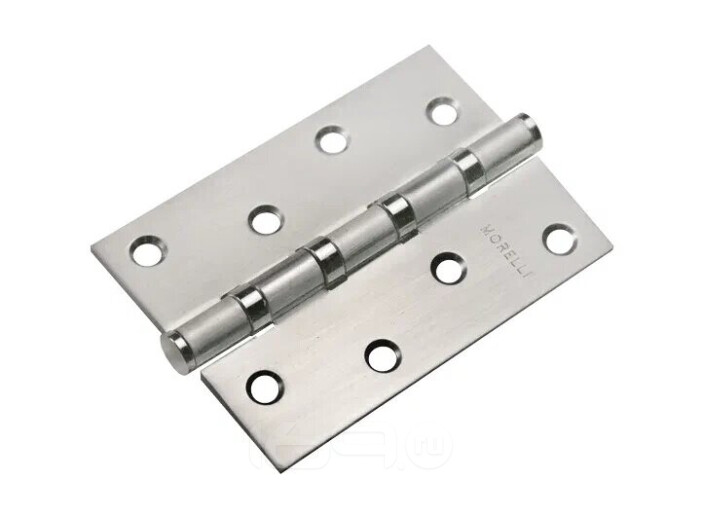 Петля врезная стальная Morelli MS 100X70X2.5-4BB SC универсальная матовый хром