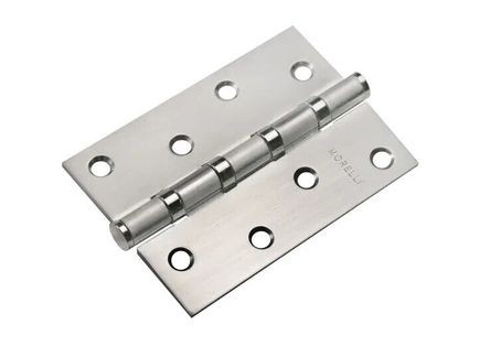 Петля врезная стальная Morelli MS 100X70X2.5-4BB SC универсальная матовый хром