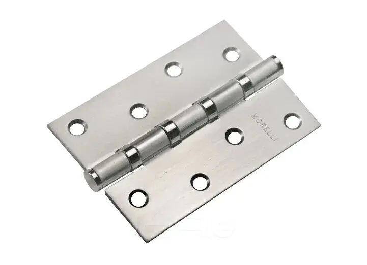 Петля врезная стальная Morelli MS 100X70X2.5-4BB SC универсальная матовый хром