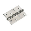 tumb 1 - Петля врезная стальная Morelli MS 100X70X2.5-4BB SN универсальная белый никель