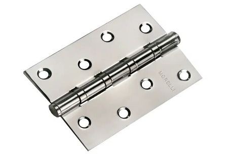 Петля врезная стальная Morelli MS 100X70X2.5-4BB SN универсальная белый никель