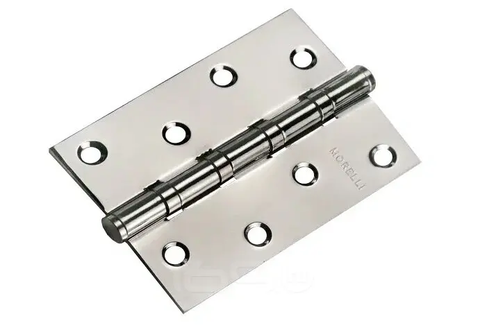 Петля врезная стальная Morelli MS 100X70X2.5-4BB SN универсальная белый никель