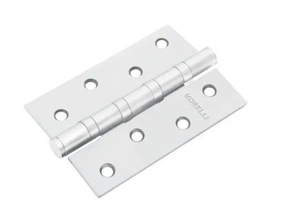 Петля врезная стальная Morelli MS 100X70X2.5-4BB W универсальная белый