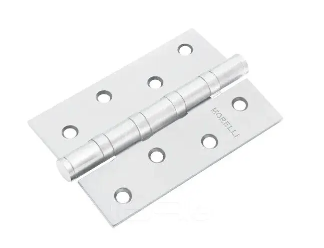 Петля врезная стальная Morelli MS 100X70X2.5-4BB W универсальная белый