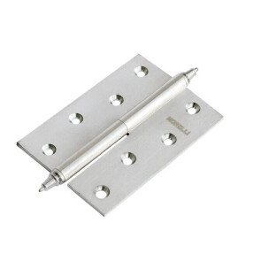 Петля врезная латунная Morelli MS 100X70X2.5 L SN Левая белый никель