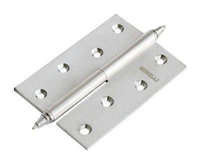 Петля врезная латунная Morelli MS 100X70X2.5 L SN Левая белый никель