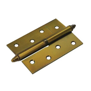 Петля врезная латунная Morelli MS 100X70X2.5 R COF Правая кофе