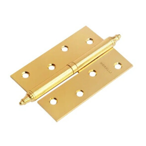 Петля врезная латунная Morelli MS 100X70X2.5 R PG Правая золото