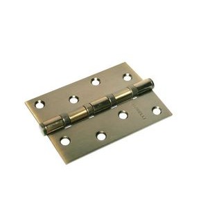 Петля врезная стальная Morelli MSN 100X70X2.5-4BB COF с подшипником универсальная кофе