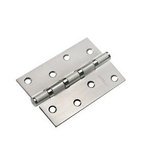 Петля врезная стальная Morelli MSN 100X70X2.5-4BB SC с подшипником универсальная матовый хром