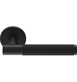 Ручка на круглой розетке Morelli AZRIELI MH-57-R6T BL черный