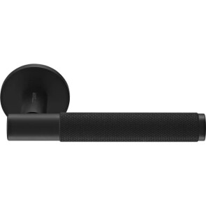 Ручка на круглой розетке Morelli AZRIELI MH-57-R6T BL черный