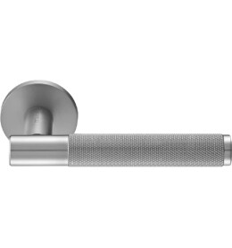 Ручка на круглой розетке Morelli AZRIELI MH-57-R6T MSC  матовый сатинированный хром