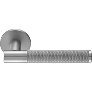 Ручка на круглой розетке Morelli AZRIELI MH-57-R6T SC матовый хром