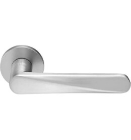 Ручка на круглой розетке Morelli CAYAN MH-58-R6 SC матовый хром