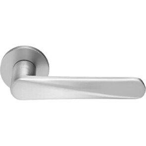 Ручка на круглой розетке Morelli CAYAN MH-58-R6 SC матовый хром