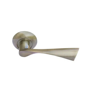 Ручка на круглой розетке Morelli CHAPEL MH-01 AB античная бронза