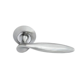 Ручка на круглой розетке Morelli DOME MH-09 SN белый никель