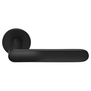 Ручка на круглой розетке Morelli GARAK MH-59-R6 BL черный