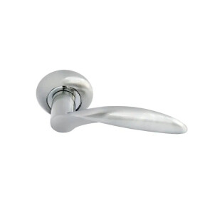 Ручка на круглой розетке Morelli PORTAL MH-07 SN белый никель